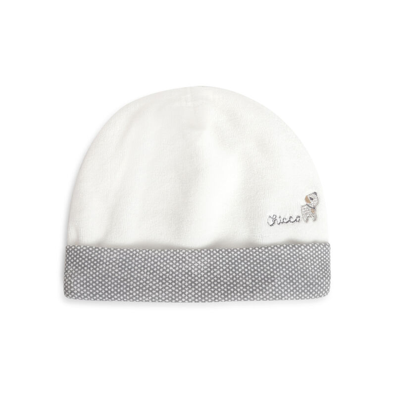 Boys White Solid Cap image number 0